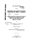 An Analysis of the Principles of Equity Pleading : Containing a Compendium of the High Court of Chancery, and the Foundation of Its Rules : Together with an Illustration of the Analogy Between Pleadings at Common Law and in Equity