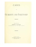 Cases on Guaranty and Suretyship