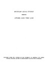 Atoms and the Law by E. Blythe Stason, Samuel D. Estep, and William J. Pierce