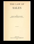 The Law of Sales by John Barker Waite
