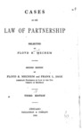 Cases on the Law of Partnership