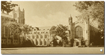 View across law quad to Hutchins Hall 1934 by University of Michigan Law School