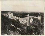 Aerial photograph of Lawyers Club c. 1931 by University of Michigan-Ann Arbor