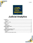 Winter 2025 - Judicial Analytics by University of Michigan Law Library