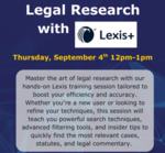 Fall 2025 - Legal Research with Lexis by University of Michigan Law School