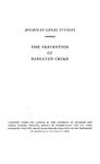 The Prevention of Repeated Crime by John B. Waite