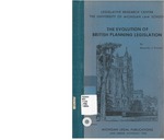The Evolution of British Planning Legislation by Beverley J. Pooley