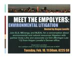Meet the Employers: Environmental Litigation