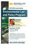 Environmental Law and Policy Program Lecture Series