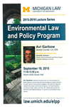 Environmental Law and Policy Program Lecture Series