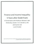 Finance and Income Inequality: 5 Years after Dodd-Frank