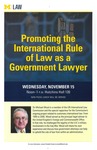 Promoting the International Rule of Law as a Government Lawyer by University of Michigan Law School