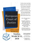 European Court of Justice by University of Michigan Law School