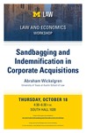 Sandbagging and Indemnification in Corporate Acquisitions by University of Michigan Law School