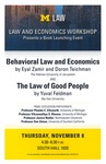 Law and Economics Workshop Presents a Book Launching Event by University of Michigan Law School