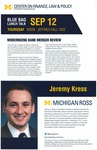Modernizing Bank Merger Review by University of Michigan Law School