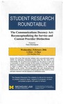The Communications Decency Act: Reconceptualizing the Service and Content Provider Distinction by University of Michigan Law School