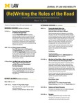 (Re)Writing the Rules of the Road - Schedule of Events by University of Michigan Law School