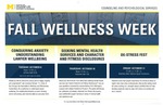 Fall Wellness Week by University of Michigan Law School