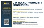 U-M Disability Community Month Events