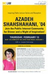 Azadeh Shahshahani, '04 by University of Michigan Law School