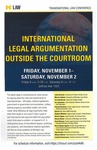 International Legal Argumentation Outside the Courtroom by University of Michigan Law School