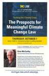Tackling the Climate Crisis: The Prospects for Meaningful Climate Change Law by University of Michigan Law School