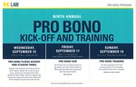 Pro Bono Kick-off and Training by University of Michigan Law School