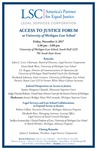 Access to Justice Forum at University of Michigan Law School by Legal Services Corporation
