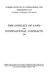 Lectures on the Conflict of Laws and International Contracts by University of Michigan Law School